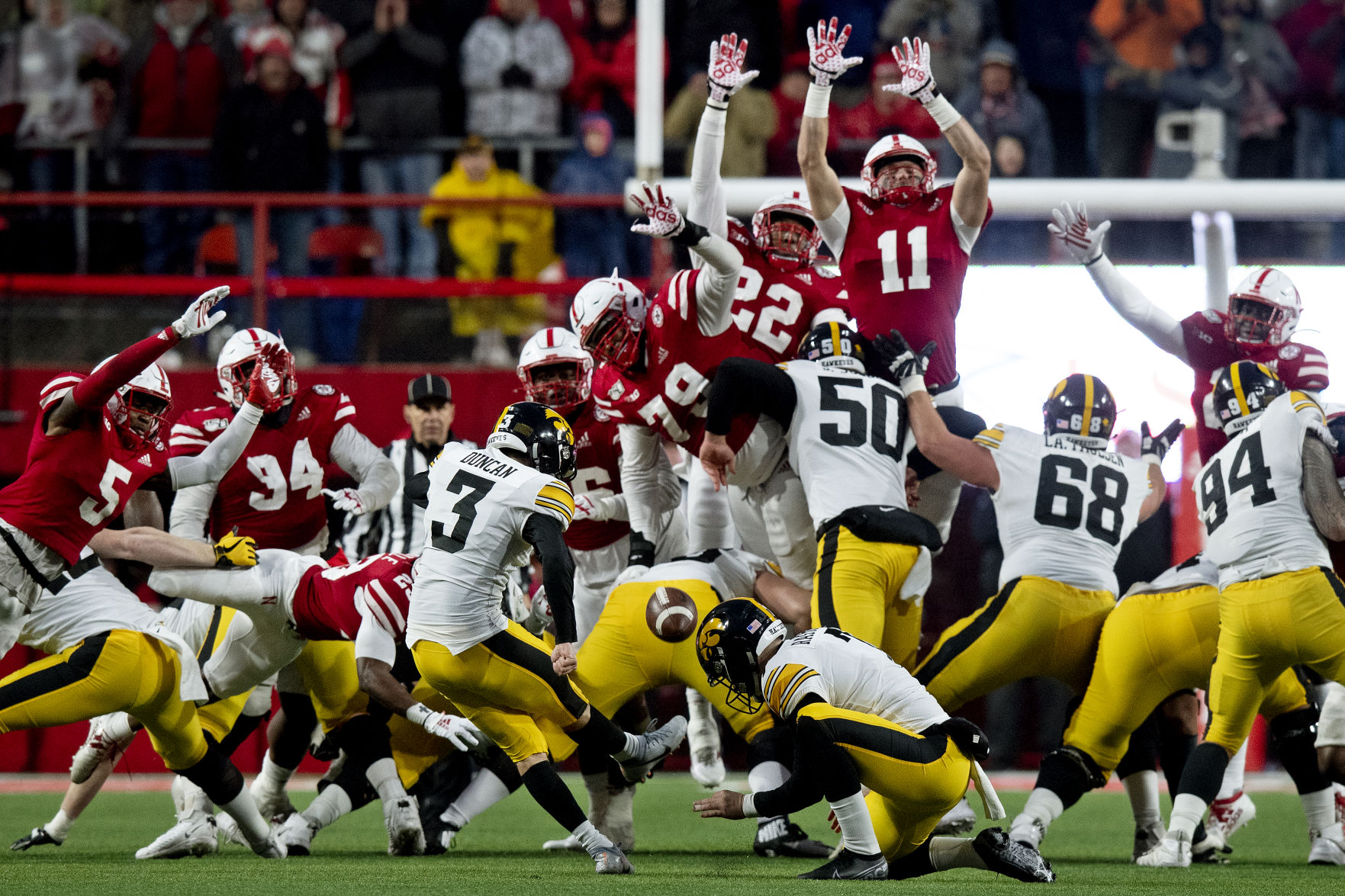 Iowa vs. Nebraska, 11.29